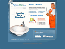 Tablet Screenshot of plumberplanet.com